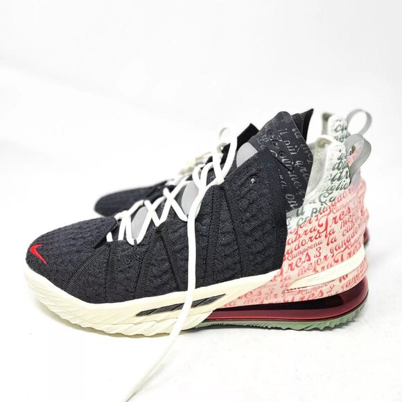 Nike Lebron 18 XVIII x Diana Taurasi GOAT La Cabra CQ9283-008 Black Red Sage 8 - Picture 3 of 12